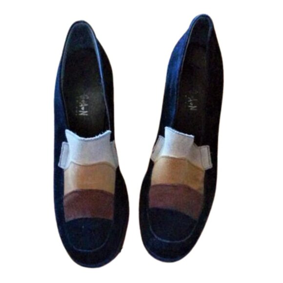 🌼host pick🌼 Vintage 90s Y2K Morgan chunky heels suede shoes - Picture 3 of 12